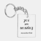 Porte-clés Vous êtes Extraordinaire - Citation sucrée et insp (Devant gauche)