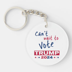 Porte-clés Vous êtes impatient de voter TRUMP 2024