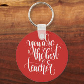 Porte-clés Vous Êtes Le Meilleur Professeur (Recto)