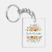 Porte-clés Vous êtes ma citation Sunshine et Sunflower (Devant gauche)