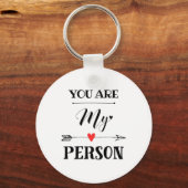 Porte-clés Vous êtes ma personne (Recto)