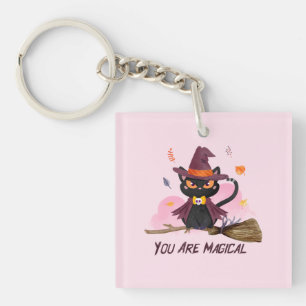 Porte-clés Vous Êtes Magique Chat De Sorcière