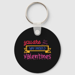 Porte-clés Vous Êtes Mes Valentines Mondiales