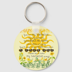 Porte-clés Vous êtes mon soleil