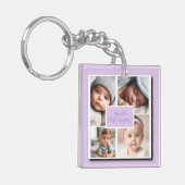 Porte-clés Vous êtes My Everything Photo Collage, Lilac (Devant gauche)