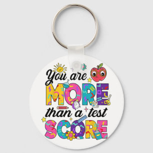 Porte-clés Vous Êtes Plus Qu'Une Journée De Test Score Enseig