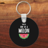 Porte-clés Vous êtes un dans Melon Watermelon Fruit Pun (Recto)