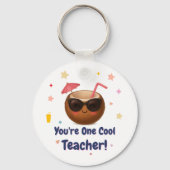 Porte-clés Vous êtes un enseignant Cool - Belle noix de coco (Recto)