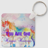 Porte-clés Vous Êtes Une Unicorne Unique ! Cartes postales fi (Dos)