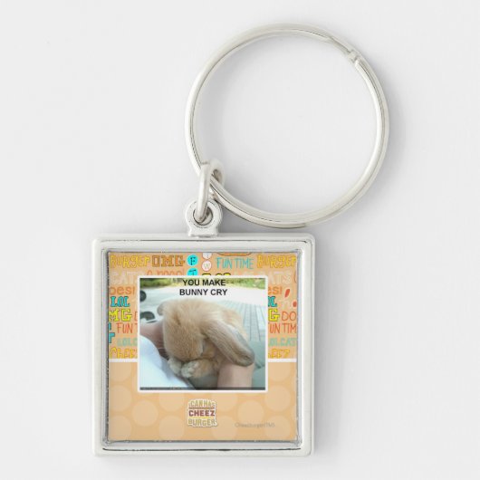Porte-clés Vous faites le lapin pleurer (Devant)