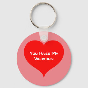 Porte-clés Vous Levez Mon Coeur Vibré Rose