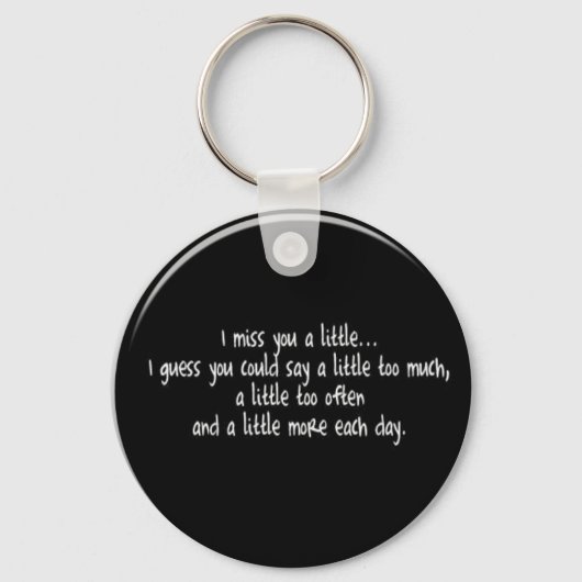 Porte-clés vous manquez porte - clé (Recto)