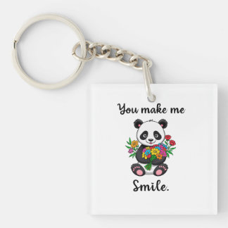 Porte-clés Vous Me Faites Sourire Panda Mignon