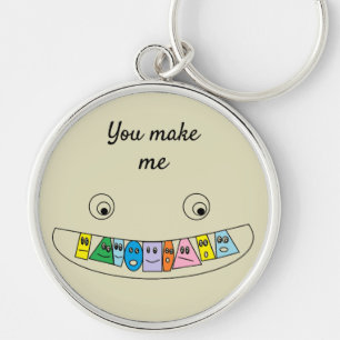 Porte-clés Vous m'incitez À SOURIRE sourire Toothy mignon