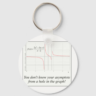 Porte-clés Vous ne connaissez pas votre asymptote...