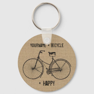 Porte-clés Vous plus la bicyclette égale le sac naturel
