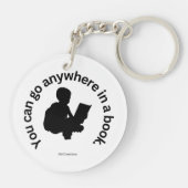 Porte-clés Vous Pouvez Aller N'Importe Où Dans Un Livre (Dos)