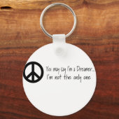 Porte-clés Vous pouvez dire que je suis un rêveur (Recto)