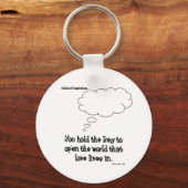 Porte-clés Vous tenez la clé de l'amour (porte - clé) (Recto)