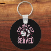 Porte-clés Vous venez de servir Volleyball de plage (Recto)