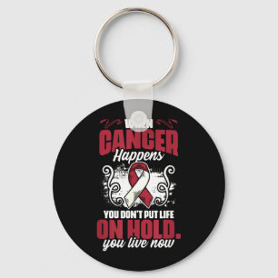 Porte-clés Vous vivez - Sensibilisation au cancer de la gorge
