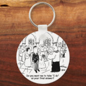 Porte-clés Vows mariages - Je fais comme la réponse finale. D (Recto)