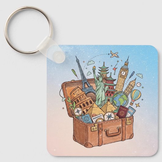 Porte-clés Voyage (Recto)