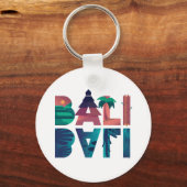 Porte-clés Voyage à Bali Indonésie (Recto)