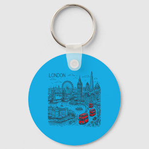 Porte-clés Voyage à Londres Angleterre Rencontre à Londres