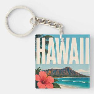 Porte-clés Voyage au paradis de l'île d'Hawaï