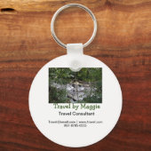 Porte-clés Voyage consultant société ajouter nom email sphone (Recto)