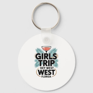Porte-clés Voyage de filles à Key West Femmes Meilleures amie