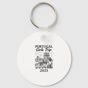 Porte-clés Voyage de filles au Portugal 2025 Vacances de voya