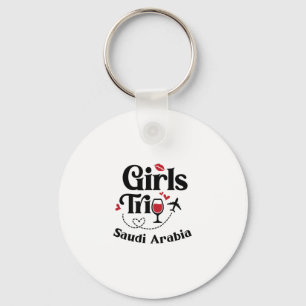 Porte-clés Voyage de filles au vin mignon Arabie Saoudite Vac