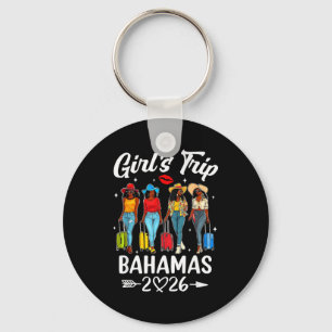 Porte-clés voyage de filles aux Bahamas 2026 équipe d'anniver