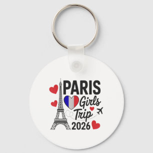 Porte-clés Voyage de filles impertinentes à Paris 2026 Réunio