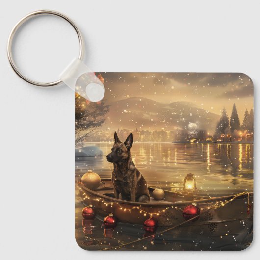 Porte-clés Voyage de Noël de Malinoi en Belgique (Recto)
