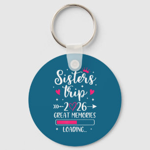 Porte-clés Voyage de soeurs 2026 Souvenirs de vacances