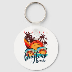 Porte-clés Voyage de vacances d'été à Daytona Beach Floride -