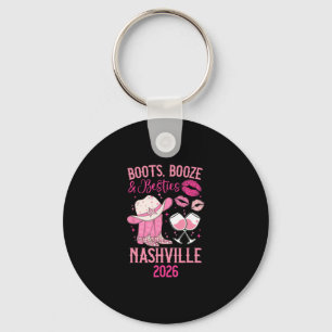 Porte-clés Voyage drôle des meilleures amies à Nashville 2026