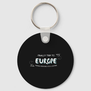 Porte-clés Voyage drôle en Europe 2026 Créer des souvenirs po