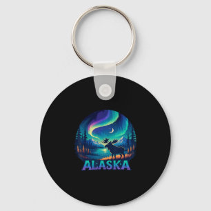 Porte-clés Voyage en Alaska pour voir les aurores boréales Al
