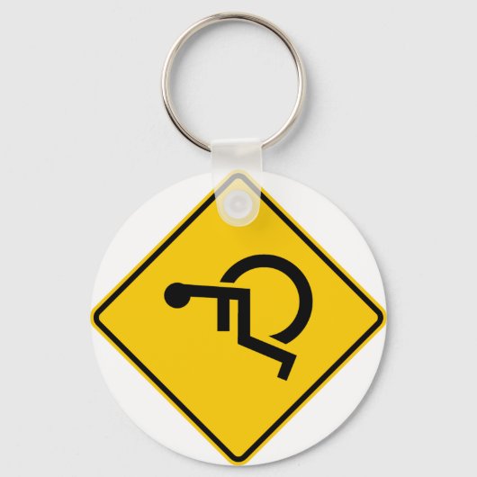 Porte-clés Voyage en fauteuil roulant (Recto)