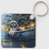 Porte-clés Voyage festif de Noël Havanais (Dos)