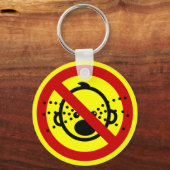 Porte-clés VOYAGE NO Cry Baby ⚠ Aéroport thaïlandais ⚠ (Recto)