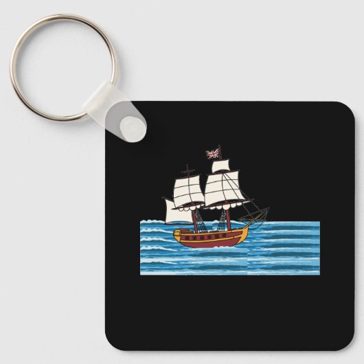 Porte-clés Voyage océanique (Recto)