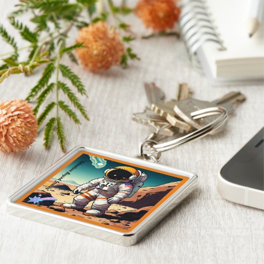 Porte-clés "Voyage vers l'inconnu" (Côté)