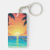 Porte-clés Voyage vintage au Cap Vert (Dos)