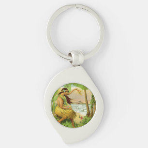 Porte-clés Voyage vintage en Hawaï