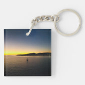 Porte-clés Voyager dans la photographie couleur Horizon (Dos)